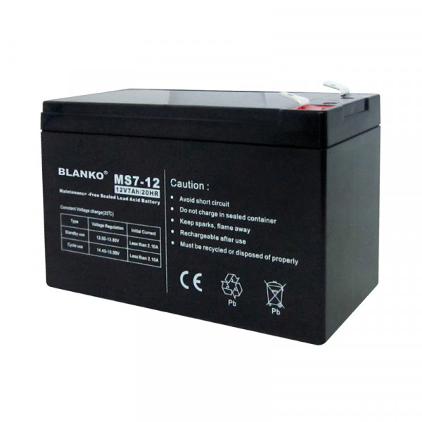 Blei-Akku BLANKO 12V/7Ah
