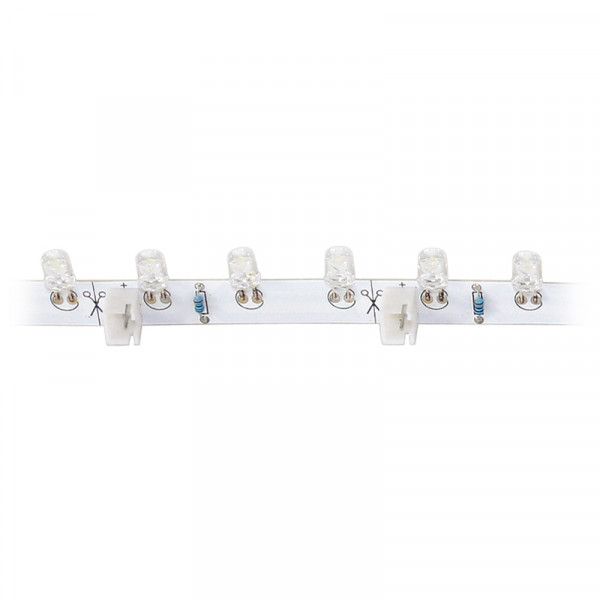 LED-Strip flexibel, 18 warmweisse LEDs Länge 30 cm, 3000 K BLANKO