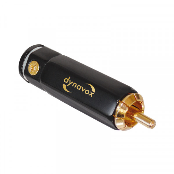 Dynavox High-End Cinch-Stecker weiss