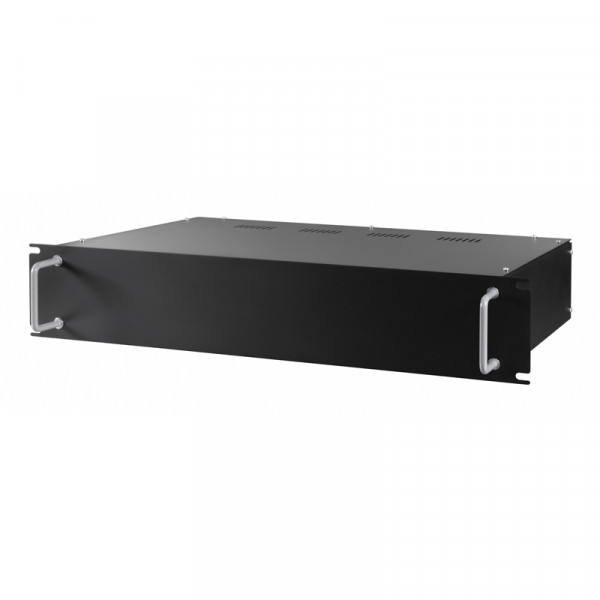 480 mm (19") Rack-Leergehäuse 2 HE BLANKO