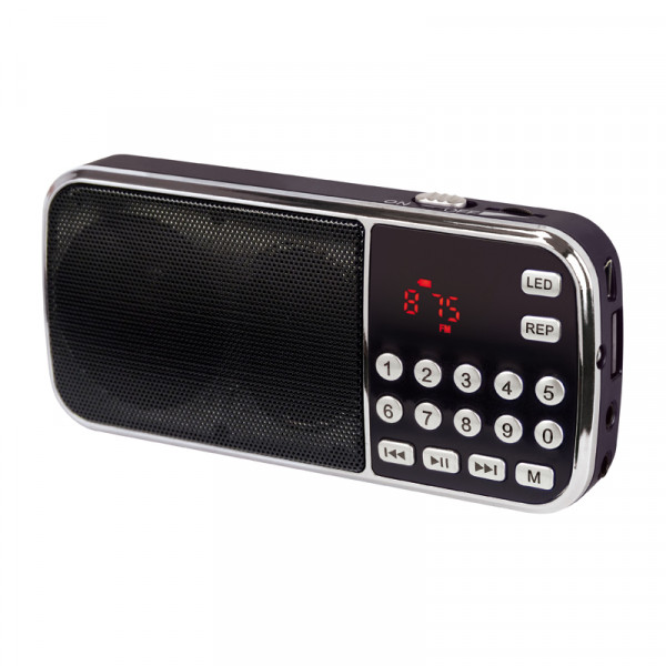 Dynavox FMP3 Bass Boost MP3-Player mit FM-Tuner