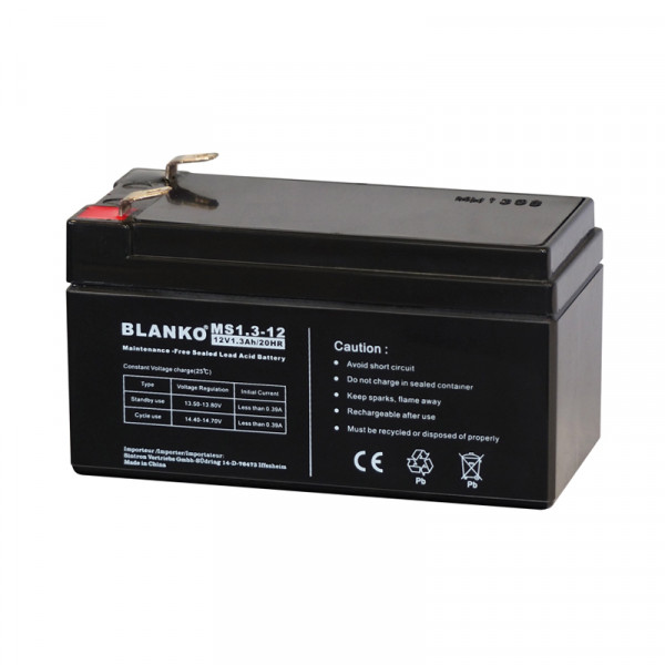 Blei-Akku BLANKO 12V/1,3Ah