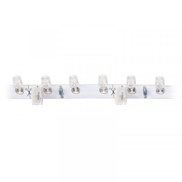 LED-Strip flexibel, 18 blaue LEDs BLANKO Länge 30 cm