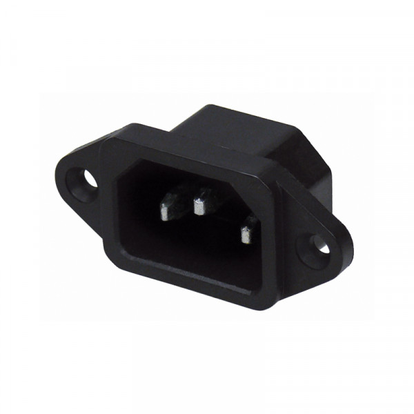 Kaltgeräte-Einbaustecker BLANKO