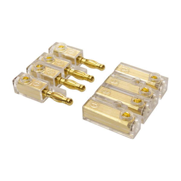 4-fach Bananen-Stecker BLANKO