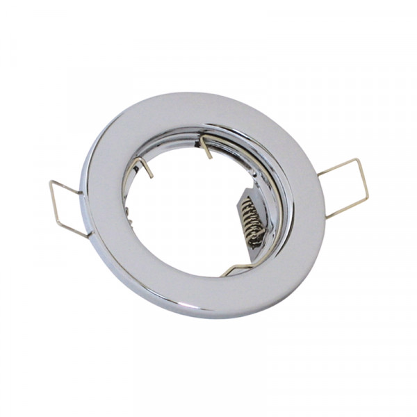 LED-/Halogenfassung MR16 chrom BLANKO