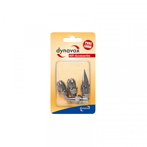 Dynavox-Sub-Watt-Absorber 4er Set Chrom