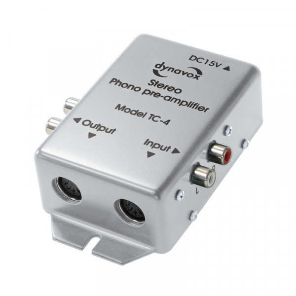 Dynavox TC-4 Phonovorverstärker silber
