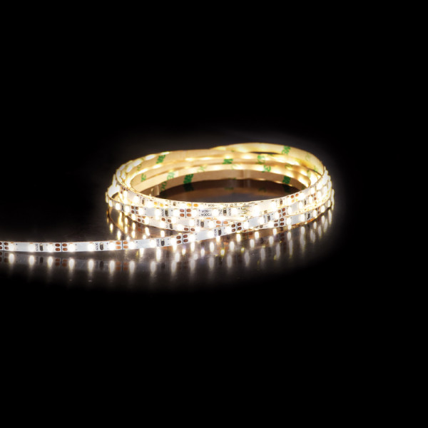 SMD LED-Strip, 600 LEDs, 4 mm Breite (120LED/m) warmweiss, 5m BLANKO