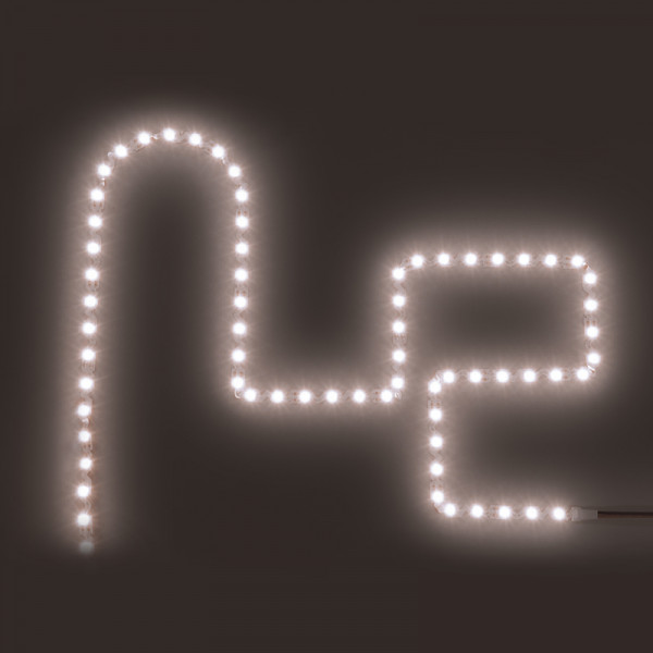Winkel/Radius-SMD-LED-Strip, 300 LEDs Länge 5 m, warmweiss BLANKO