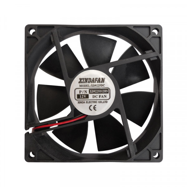 Lüfter 12 V/DC 92 x 92 x 25 mm XINDA