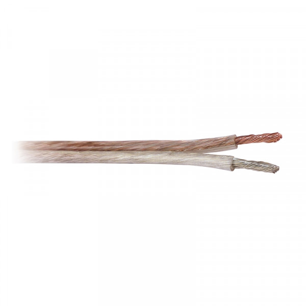 Lautsprecherkabel 50 Meter klar 2 x 1,0 mm2 Cavi