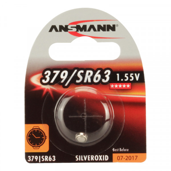 Ansmann Uhrenbatterie /SR63, 1er Blister
