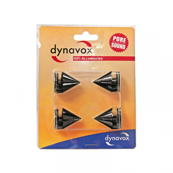 Dynavox Sub-Watt-Absorber 4er Set Schwarz