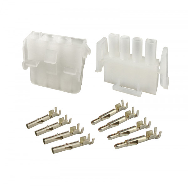 Mehrfachsteckverbinder Set 4-polig BLANKO