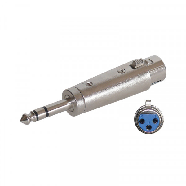 Adapterstecker Klinke 6,3mm/XLR Female