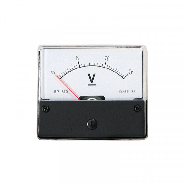 Einbaumessinstrument 0-15V DC BLANKO