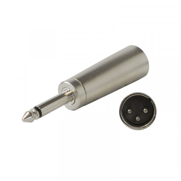 Adapterstecker Klinke 6,3mm/XLR Male