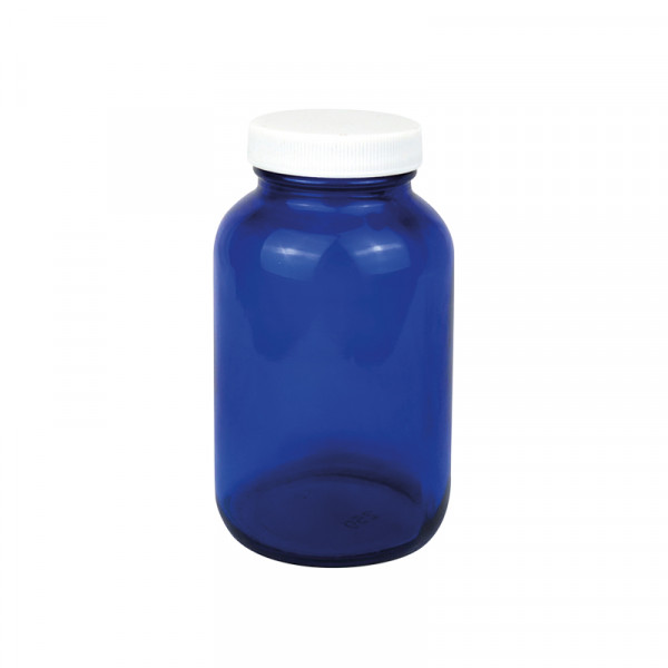 Apothekerflasche Glas 250ml blau