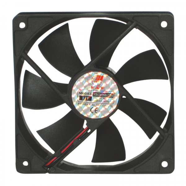 Lüfter 12 V/DC 120 x 120 x 25 mm XINDA