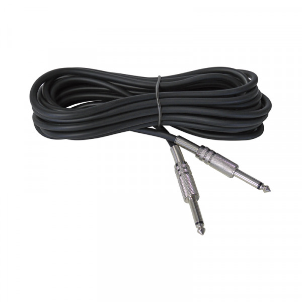Kabel Klinke/Klinke 6,3mm 6m mono BLANKO