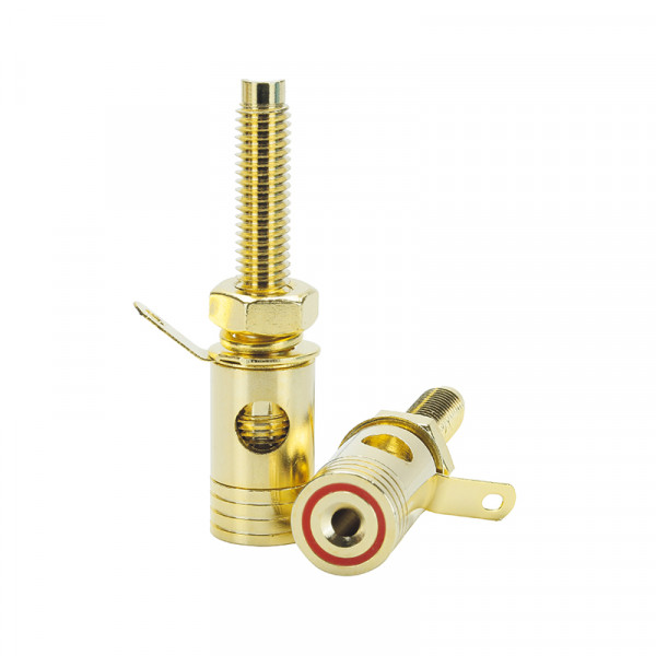 Dynavox Bananeneinbaubuchsen Pro VII 2er-Set vergoldet