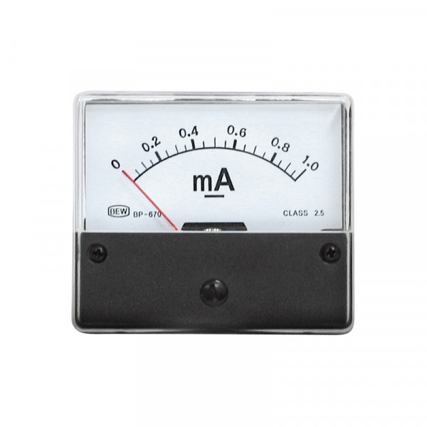 Einbaumessinstrument 0-1mA DC BLANKO