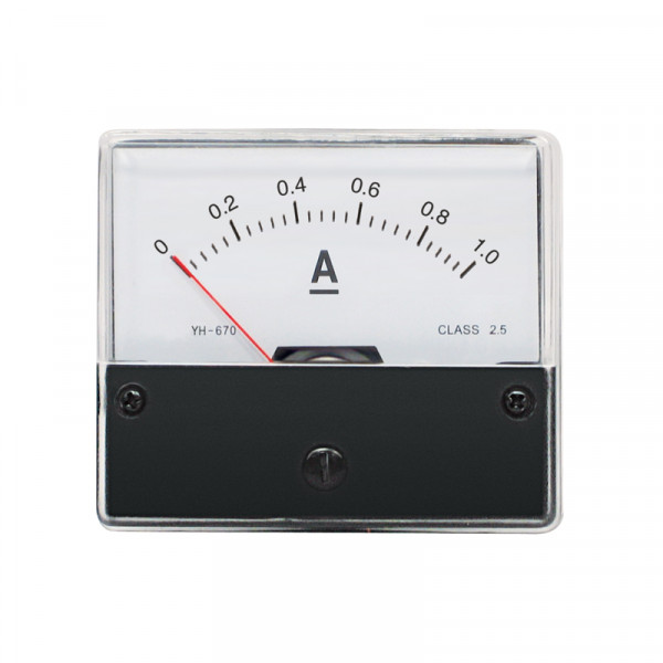 Einbaumessinstrument 0-1A DC BLANKO