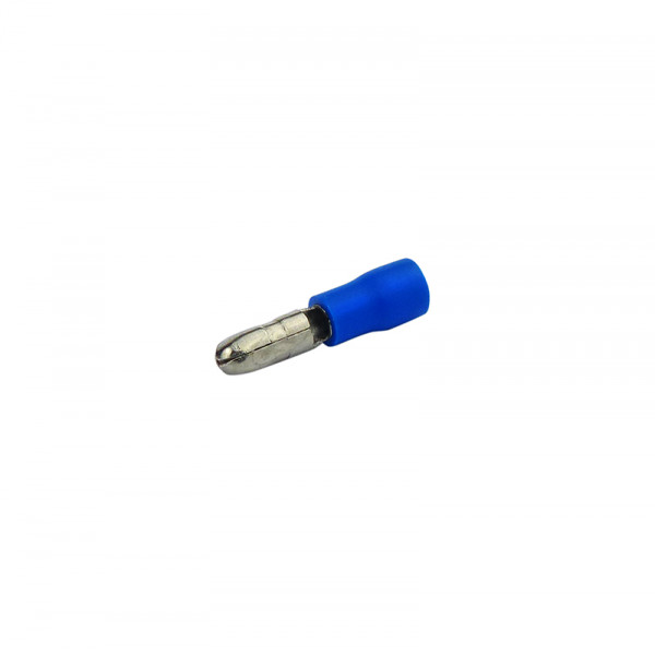 Rundstecker 1.5-2.5 mm 50 Stück blau in Plastikbox BLANKO