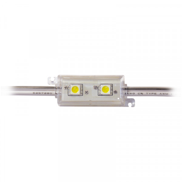 LED Modul 2 x Power SMD LEDs weiss IP65 wasserdicht BLANKO