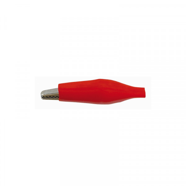 Krokoklemme mini rot 10 Stück BLANKO