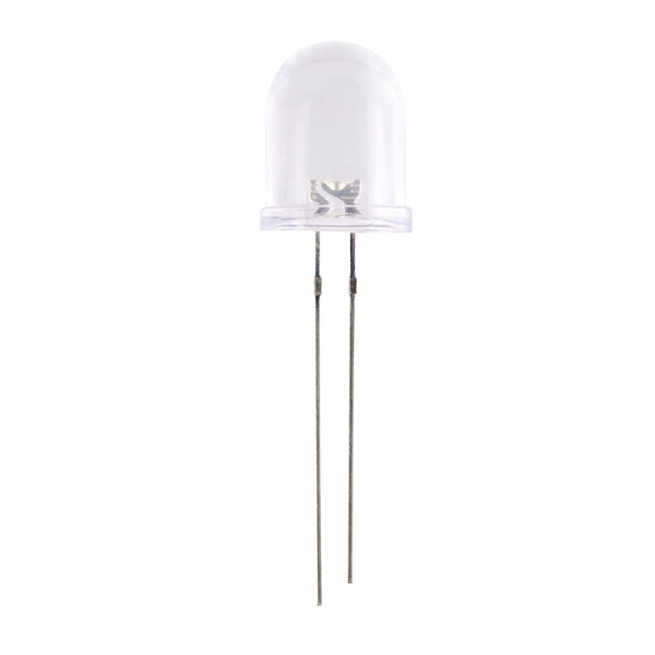 LED Blau 10 mm ~5000 mcd 10 Stück BLANKO