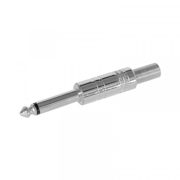 6,3mm Klinkenstecker Mono Metall