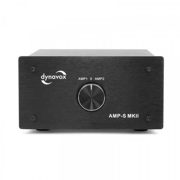 Dynavox Verstärker/Boxen-Umschalter schwarz Modell AMP-S MKII