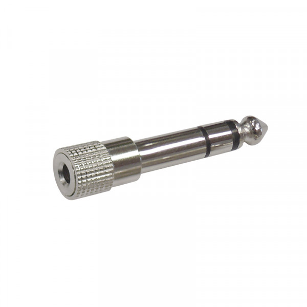 Adapt. 6,3mm Stecker-3,5mm Buchse Klinke