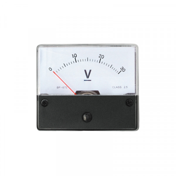 Einbaumessinstrument 0-30VDC BLANKO