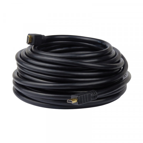 HDMI-Kabel Stecker-Stecker 15m schwarz vergoldet 1.4