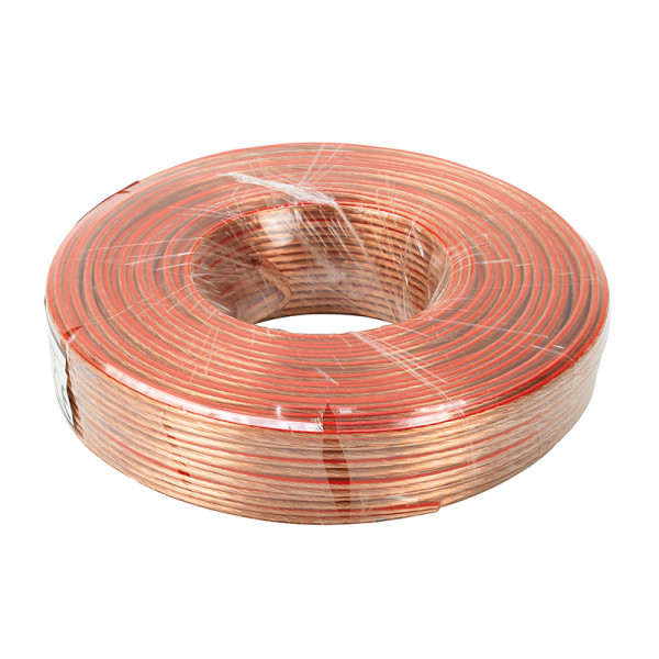 Lautsprecherkabel CCA 50 Meter klar 2 x 1,5 mm²