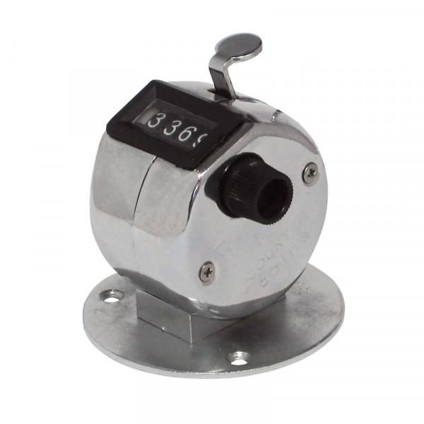 Mechanischer Handzähler mit Sockel BLANKO